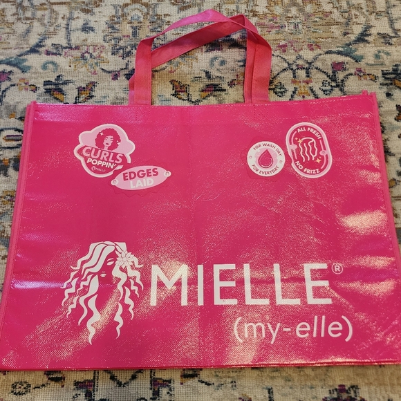 NWOT Mielle Pink Tote Bag - Picture 1 of 5